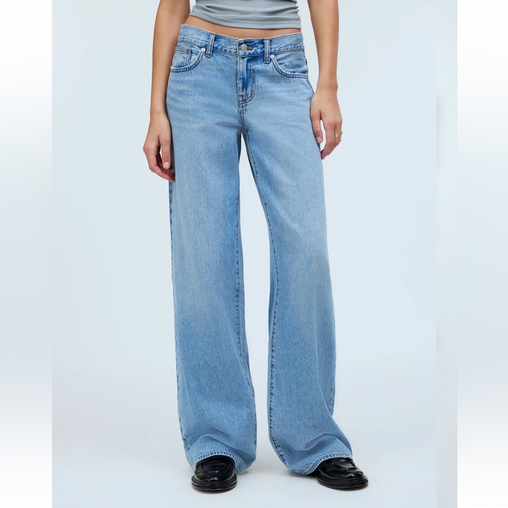 Madewell Low-Rise Super Wide Leg Jeans
